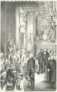 Deputation des Frankfurter Parlaments bietet König Friedrich Wilhelm IV. die deutsche Krone an, 1849 von German School