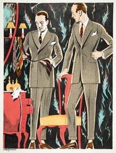 Der Arbiter, Outfits von Fasskessel & Muntmann, aus Styl, veröffentlicht 1922