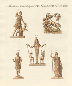 Gottheiten der Griechen und Römer von German School