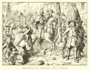 Einzug von Sobieski in Wien von German School