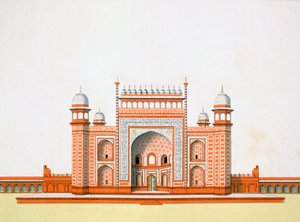 Eingang zum Taj Mahal von German School