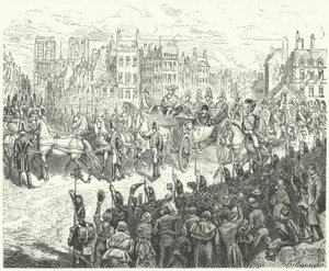 Einzug von König Ludwig XVIII. in Paris, 1814