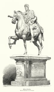 Reiterstatue von Marcus Aurelius, römischer Kaiser