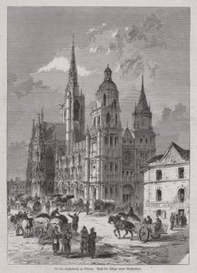 Kathedrale von Evreux, Normandie, Frankreich von German School