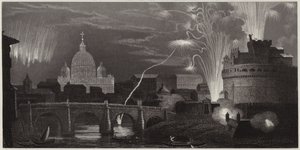 Feuerwerk in Rom, Italien von German School