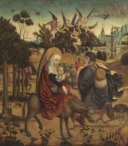 Flucht nach Ägypten, nach Martin Schongauer