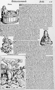 Folio CV, aus Liber Chronicarum von Hartmann Schedel (1440-1514), 1493