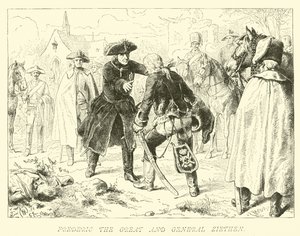 Friedrich der Große und General Ziethen
