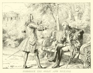 Friedrich der Große und Voltaire