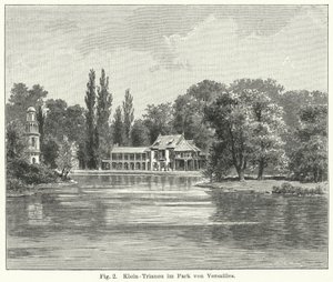 Gartengestaltung: Petit Trianon, Versailles, Frankreich von German School