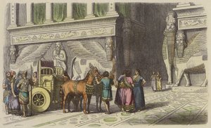 Tor zu einem assyrischen Palast