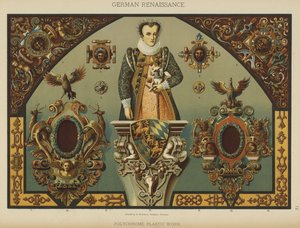 Deutsche Renaissance, Polychrome Plastikarbeit von German School