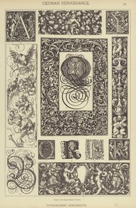 Deutsche Renaissance, Typografische Ornamente