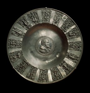 Sächsische Zinnschale um 1560. Paris, Louvre Museum von German School