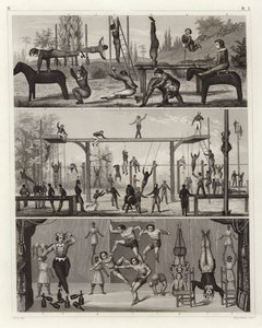 Gymnastik und Akrobatik (Stich)