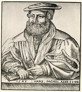 Hans Sachs von German School