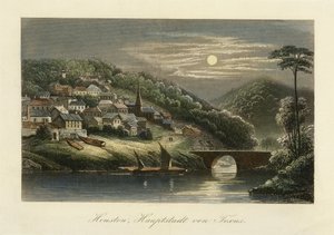 Houston, Hauptstadt von Texas, ca. 1845-ca. 1850 von German School