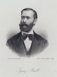 Ignaz Brull, in Mähren geborener österreichischer Pianist und Komponist (Gravur) von German School