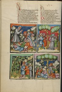 Illustrationen aus Weltchronik Ms 33 fol. 135v, um 1400-10