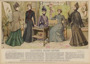 Illustration für Illustrirte Frauen-Zeitung