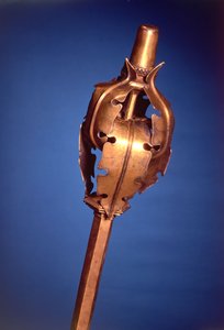 Kaiserszepter des Heiligen Römischen Reiches, Westdeutschland, frühes 14. Jahrhundert von German School