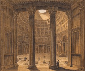 Innenraum des Pantheon, Rom