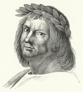 Jacopo Sannazaro, italienischer Dichter (Stich) von German School