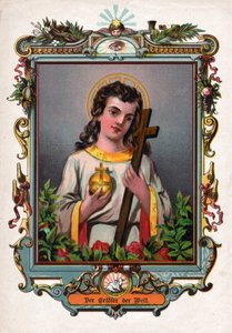 Jesus Christus (Gravur, ca. 1900) von German School