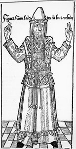 Jüdischer Hohepriester, aus Liber Chronicarum von Hartmann Schedel, veröffentlicht in Nürnberg, 1493 von German School