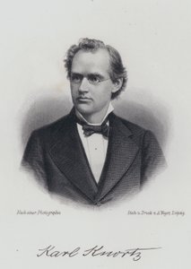Karl Knortz, deutsch-amerikanischer Autor (Gravur) von German School