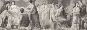 Leben im antiken Rom. Illustration für Bilder-Atlas von German School
