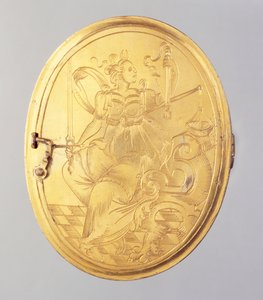 Medaillon mit Wachsminiaturporträt von Landgraf Wilhelm IV von German School