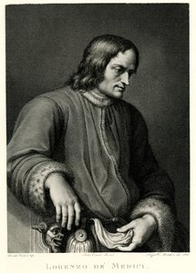 Lorenzo de Medici, 1884-90 (Fototypie) von German School