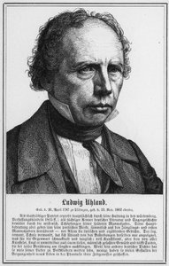 Ludwig Uhland (Gravur) von German School