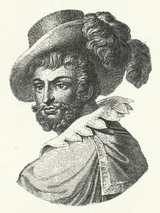 Luis de Camoes, portugiesischer Dichter (Stich) von German School