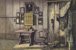 Luthers Zimmer auf der Wartburg von German School