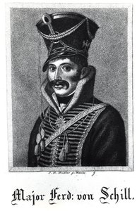 Major Ferdinand Baptista von Schill (1776-1809) von German School