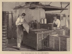 Streichholzherstellung