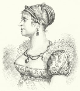 Marie Louise, Herzogin von Parma, zweite Frau von Napoleon I. (Stich)