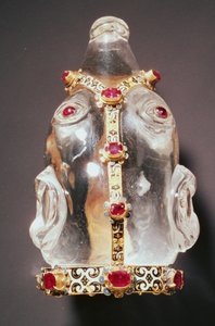 Marder-Kopf (Bergkristall) von German School