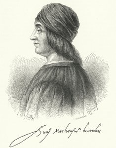 Matteo Maria Boiardo, italienischer Renaissance-Dichter (Stich) von German School