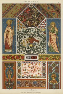 Mittelalter, Decken- und Wandmalerei