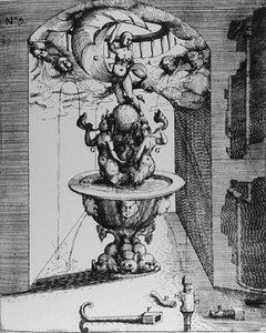 Ornamentaler Brunnen, aus 