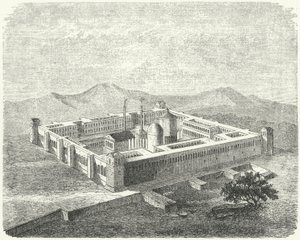 Palast von Diokletian in Salona, Hauptstadt der römischen Provinz Dalmatien von German School