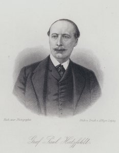 Paul von Hatzfeldt, deutscher Diplomat und Politiker (Gravur) von German School