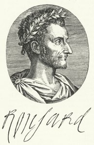 Pierre de Ronsard, französischer Dichter (Gravur)