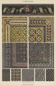 Pompejanisch, Mosaikböden von German School