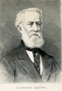 Porträt von Alfred KRUPP (1812-1887), deutscher Stahlindustrieller