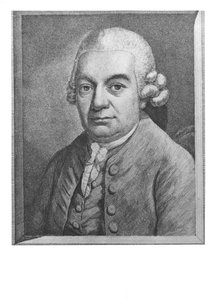 Porträt von Carl Philipp Emanuel Bach (1714-88) von German School