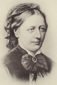 Porträt von Clara Schumann von German School